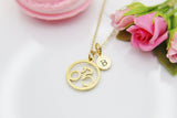 Gold Bicycle Necklace, N3867