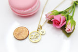 Gold Bicycle Necklace, N3867
