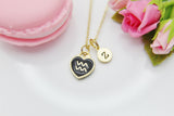 Aquarius Necklace, Constellation, Heart, Birthday Gift,  Christmas Gift, Dainty, Personalized Gift, Girlfriends Gift, Best friends, N3821