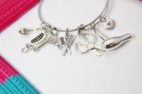 Best Christmas Gift Hairdresser Bracelet, Hair Stylist Gift, Salon Gift, Barber Gift, Thank You Gift, Appreciation Gift, Mentor Gift, N3925