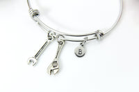 Best Christmas Gift Wrench Bracelet, Jewelry for Handyman Wife, Thank You Gift, Appreciation Gift, Mentor Gift, Personalized Gift, N3939