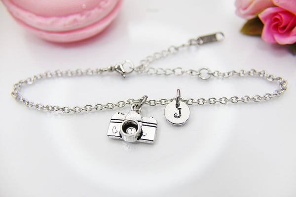 Best Christmas Gift for Photographer, Camera Bracelet, Photography Student Gift, Girlfriend Gift, Best Friend Gift, Sister Niece Gift, N3948