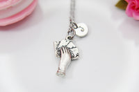 Play Cards Necklace, Hand Play Cards Charm, Poker Charm, Playing Card Club Gift, Mother's Day Gift, Mother Daughter Gift, Personalized N141