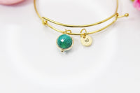 Agate Bracelet, Natural Gemstone Jewelry N3957