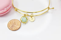 Jade Bracelet, Natural Gemstone Jewelry, N3962