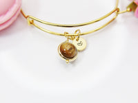 Tiger Eye Bracelet, Natural Gemstone Jewelry, N3963