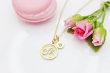 Gold Bicycle Necklace, N3867