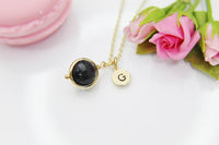 Garnet Necklace, Natural Gemstone Jewelry N3915