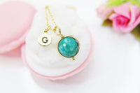 Fire Agate Necklace, Natural Gemstone Jewelry, N3917
