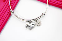 Best Christmas Gift Nanny Bracelet, Best Jewelry for Nanny, Thank You Gift, Appreciation Gift, Mentor Gift, Personalized Gift, N3938