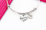 Best Christmas Gift Nanny Bracelet, Best Jewelry for Nanny, Thank You Gift, Appreciation Gift, Mentor Gift, Personalized Gift, N3938