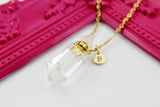 Quartz Necklace, Natural Gemstone Jewelry N4021
