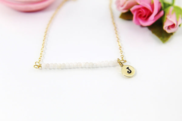 Best Mother's Day Gift Moonstone Necklace Natural Gemstone Jewelry N4079