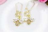 Queen Bee Earrings Best Christmas Gift for Mom Aunt Sister Daughter Niece Granddaughter Cousin Best Friend Girlfriend Gift, N4158