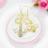 Queen Bee Earrings Best Christmas Gift for Mom Aunt Sister Daughter Niece Granddaughter Cousin Best Friend Girlfriend Gift, N4158