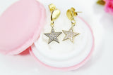 North Star Earrings Best Christmas Gift for Mom Aunt Sister Daughter Niece Granddaughter Cousin Best Friend Girlfriend Gift, N4163