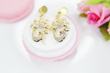 Peacock Earrings Best Christmas Gift for Mom Aunt Sister Daughter Niece Granddaughter Cousin Best Friend Girlfriend Gift, N4166