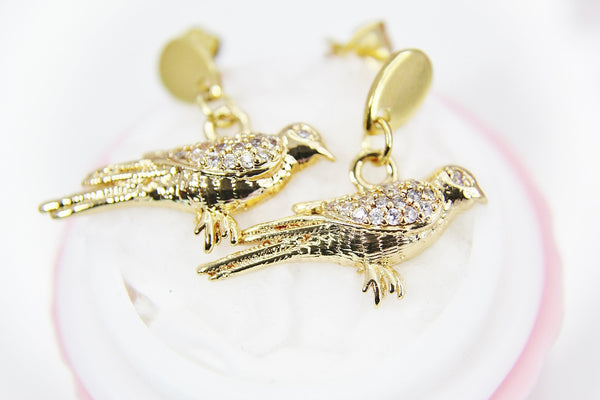 Dove Bird Earrings, Best Christmas Gift for Mom Aunt Sister Daughter Niece Granddaughter Cousin Best Friend Girlfriend Gift, N4170