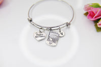 Happy Retirement Bracelet, Retiring Gift, Best Retirement Gift for Programmer, Administration, Office, Assistant, Coworker, School,  N4058