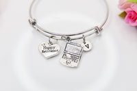 Happy Retirement Bracelet, Retiring Gift, Best Retirement Gift for Programmer, Administration, Office, Assistant, Coworker, School,  N4058