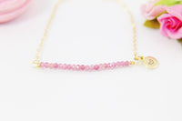 Tourmaline Necklace Natural Gemstone Jewelry N4074