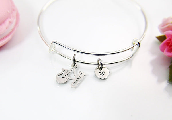 Best Christmas Gift for Scientist, Science Laboratory Beakers Bracelet, Chemistry Science Teacher, Researcher Gifts, Graduation Gifts, N4080
