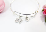 Science Beaker Charm Bracelet, Scientist Gift, Chemistry Teacher Jewelry