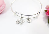 Science Beaker Charm Bracelet, Scientist Gift, Chemistry Teacher Jewelry