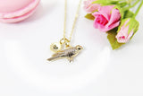 Dove Bird Necklace, Best Christmas Gift for Girlfriend Sister Daughter Granddaughter Niece Mom Aunt Grandma Best Friends Gift, N4104