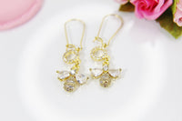 Queen Bee Earrings Best Christmas Gift for Mom Aunt Sister Daughter Niece Granddaughter Cousin Best Friend Girlfriend Gift, N4158