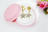 North Star Earrings Best Christmas Gift for Mom Aunt Sister Daughter Niece Granddaughter Cousin Best Friend Girlfriend Gift, N4163