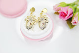 Peacock Earrings Best Christmas Gift for Mom Aunt Sister Daughter Niece Granddaughter Cousin Best Friend Girlfriend Gift, N4166