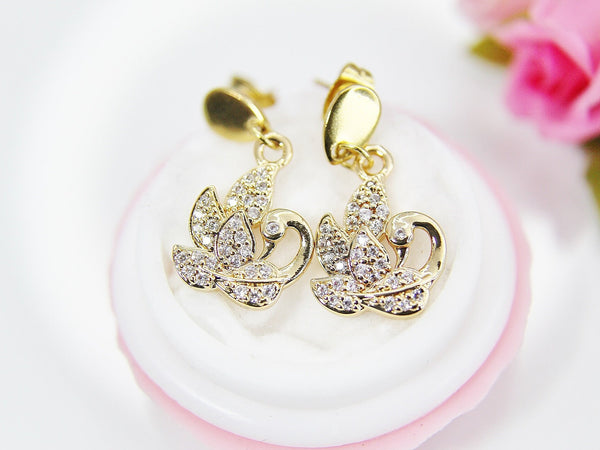 Swan Earrings, Best Christmas Gift for Mom Aunt Sister Daughter Niece Granddaughter Cousin Best Friend Girlfriend Gift, N4168