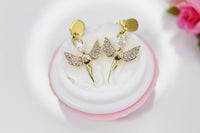 Guardian Earrings, Best Christmas Gift for Mom Aunt Sister Daughter Niece Granddaughter Cousin Best Friend Girlfriend Gift, N4169