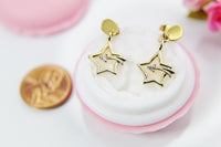 Shooting Star Earrings, Best Christmas Gift for Mom Aunt Sister Daughter Niece Granddaughter Cousin Best Friend Girlfriend Gift, N4175