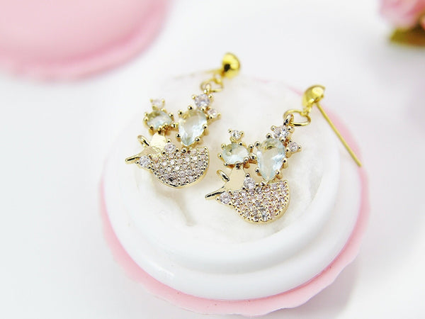 Bird Nest Earrings, Best Christmas Gift for Mom Aunt Sister Daughter Niece Granddaughter Cousin Best Friend Girlfriend Coworker Gift, N4177