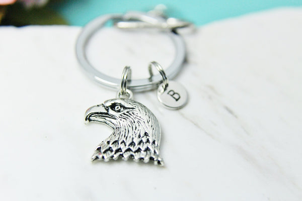 Silver Eagle Keychain, Personalized Jewelry, N4190
