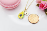 Avocado Necklace, Gold Necklace Gift, Personalized Gift, N4203