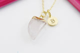 Quartz Necklace, Natural Gemstone Jewelry N4242