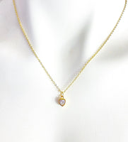 Layering Necklace, Dainty Necklace, Gold Necklace, Womens Gift, Best Friend Gift, Coworker Gift, Sister Gift, Girlfriend Gift, Heart, N4243