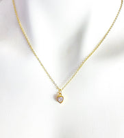 Layering Necklace, Dainty Necklace, Gold Necklace, Womens Gift, Best Friend Gift, Coworker Gift, Sister Gift, Girlfriend Gift, Heart, N4243
