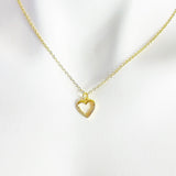 Layering Necklace, Dainty Necklace, Gold Necklace, Womens Gift, Best Friend Gift, Coworker Gift, Sister Gift, Girlfriend Gift, Heart, N4244