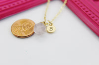 Quartz Necklace, Natural Gemstone Jewelry, N4265