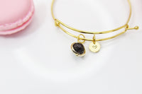 Garnet Bracelet, Natural Gemstone Jewelry, N4290