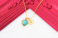 Jade Necklace, Natural Jade Turquoise Natural Gemstone Jewelry N4295