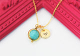 Jade Necklace, Natural Jade Turquoise Natural Gemstone Jewelry N4295