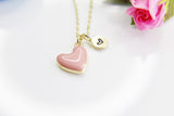 Gold Heart Necklace, N4311