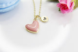 Gold Heart Necklace, N4311