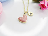 Gold Heart Necklace, N4311