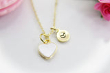 Heart Necklace, Best Valentine's Day Gifts, White, Sweet Necklace Gifts, Personalized Birthday Gift, N4333